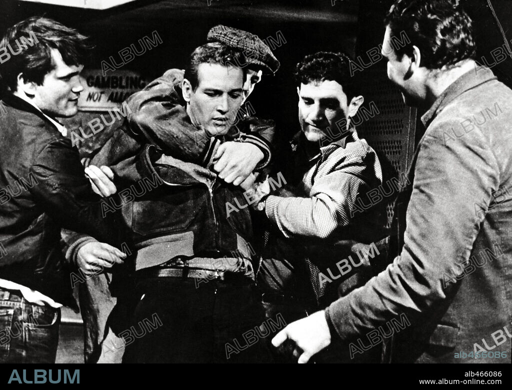PAUL NEWMAN en EL BUSCAVIDAS, 1961 (THE HUSTLER), dirigida por ROBERT ROSSEN. Copyright 20TH CENTURY FOX.