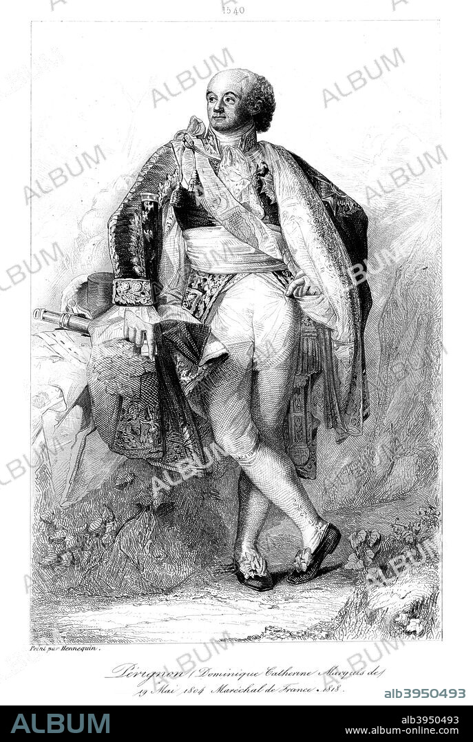 Dominique Catherine Perignon (1754-1818), Marquis de Grenade and Marshal of France, 1839.