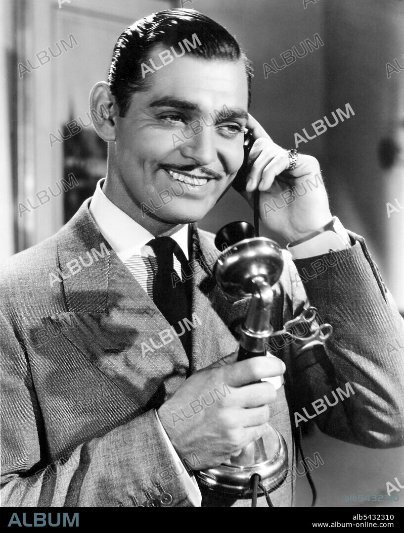 CLARK GABLE in WIFE VS. SECRETARY, 1936, directed by CLARENCE BROWN. Copyright Metro-Goldwyn-Mayer (MGM).