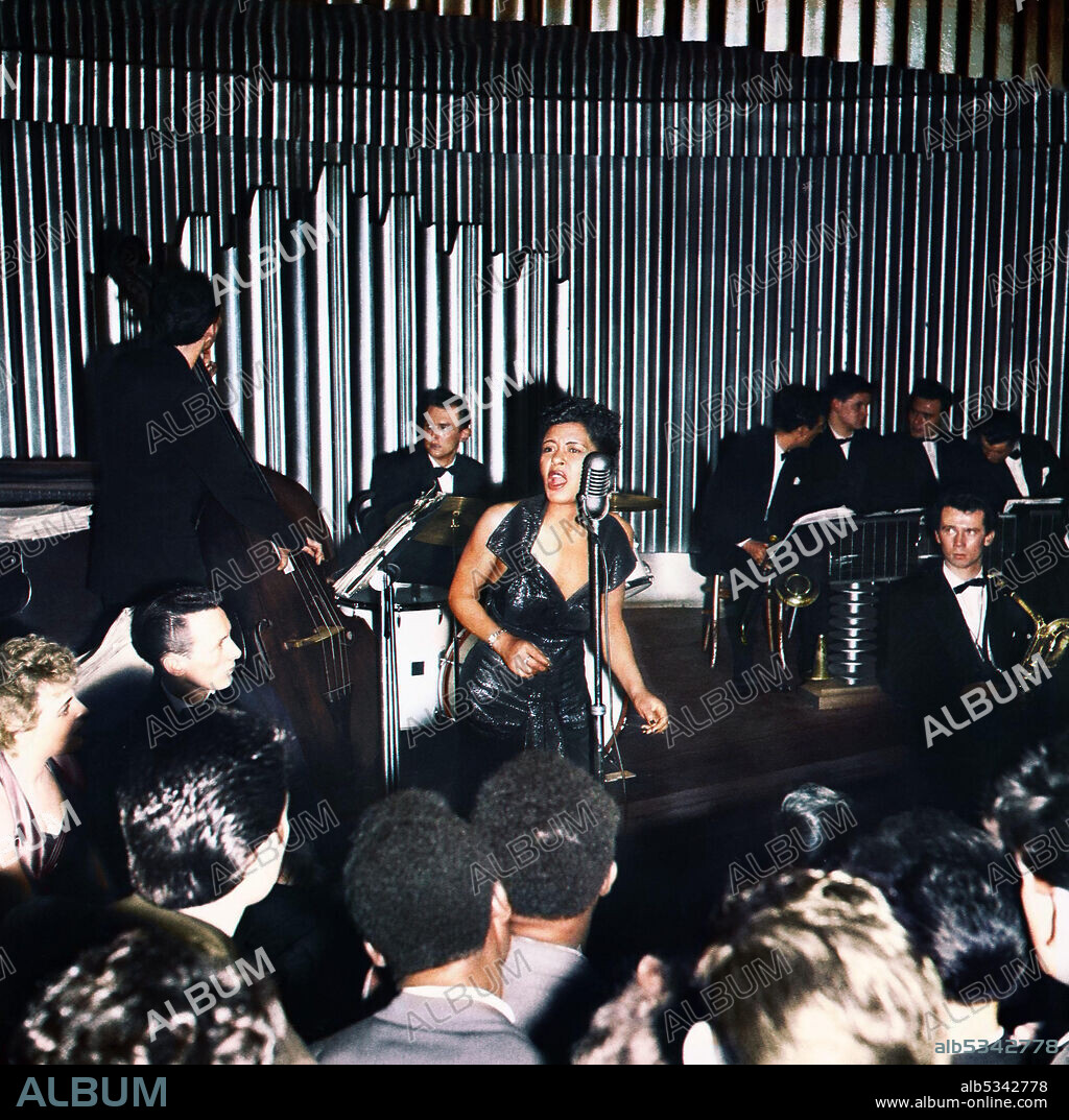 BILLIE HOLIDAY dans BILLIE, 2019, réalisé par JAMES ERSKINE. Copyright Polygram Entertainment.