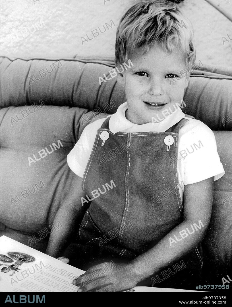 1963. Childhood of Prince Albert II of Monaco.