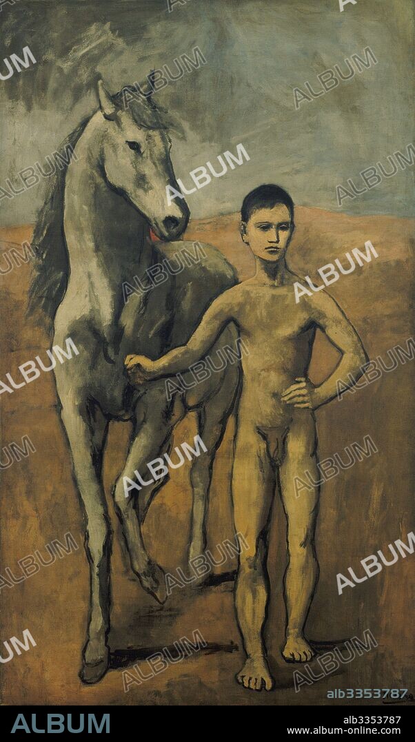 PABLO PICASSO. Boy Leading a Horse.