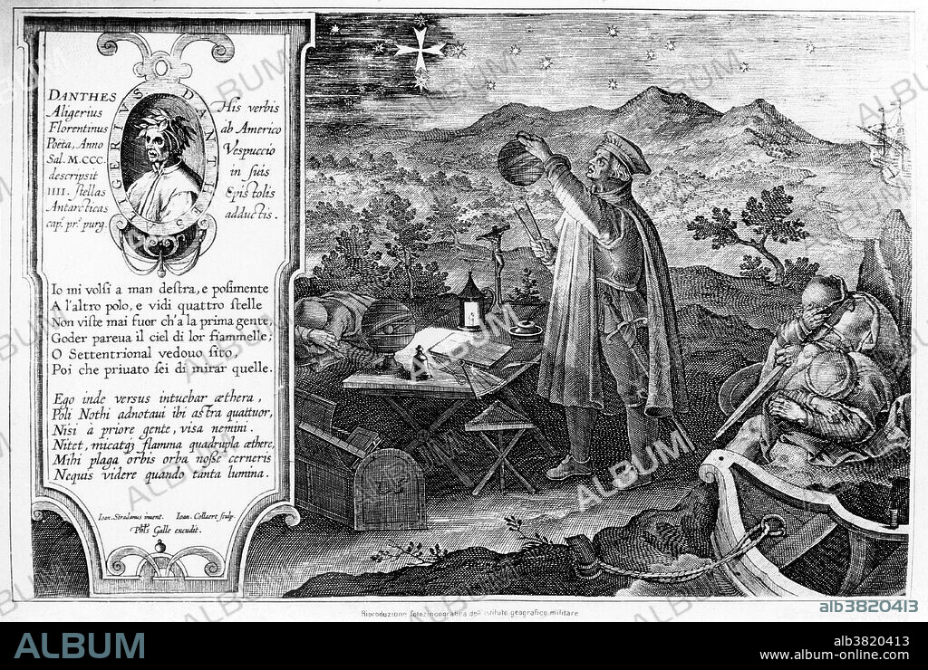 Amerigo Vespucci (March 9, 1454 - February 22, 1512) was an Italian explorer, financier, navigator and cartographer. At the invitation of king Manuel I of Portugal, Vespucci participated as observer in several voyages that explored the east coast of South America between 1499 and 1502. On the first of these voyages he was aboard the ship that discovered that South America extended much further south than previously thought. The expeditions became widely known in Europe after two accounts attributed to Vespucci were published between 1502 and 1504. In 1507, Martin WaldseemÃ¼ller produced a world map on which he named the new continent America after the feminine Latin version of Vespucci's first name, which is Americus. He died in 1512, at the age of 57, of an unknown cause.