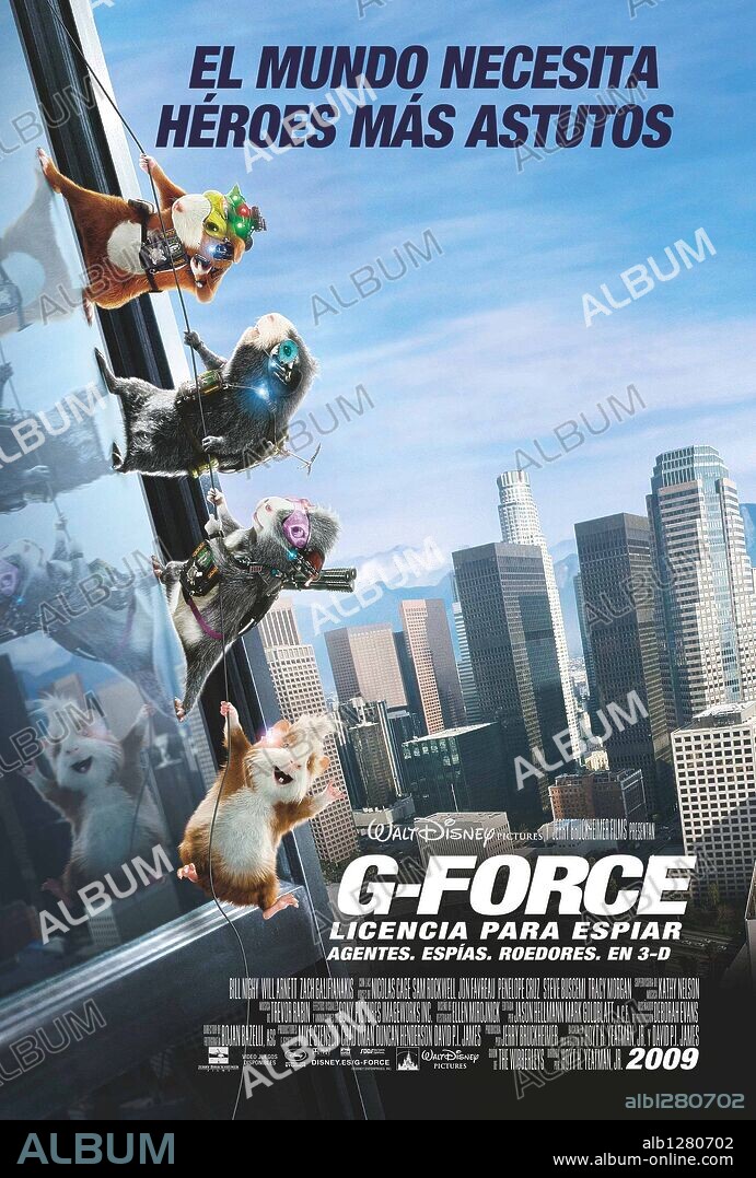 Plakat zu G-FORCE, 2009, unter der Regie von HOYT YEATMAN. Copyright WALT DISNEY PICTURES.