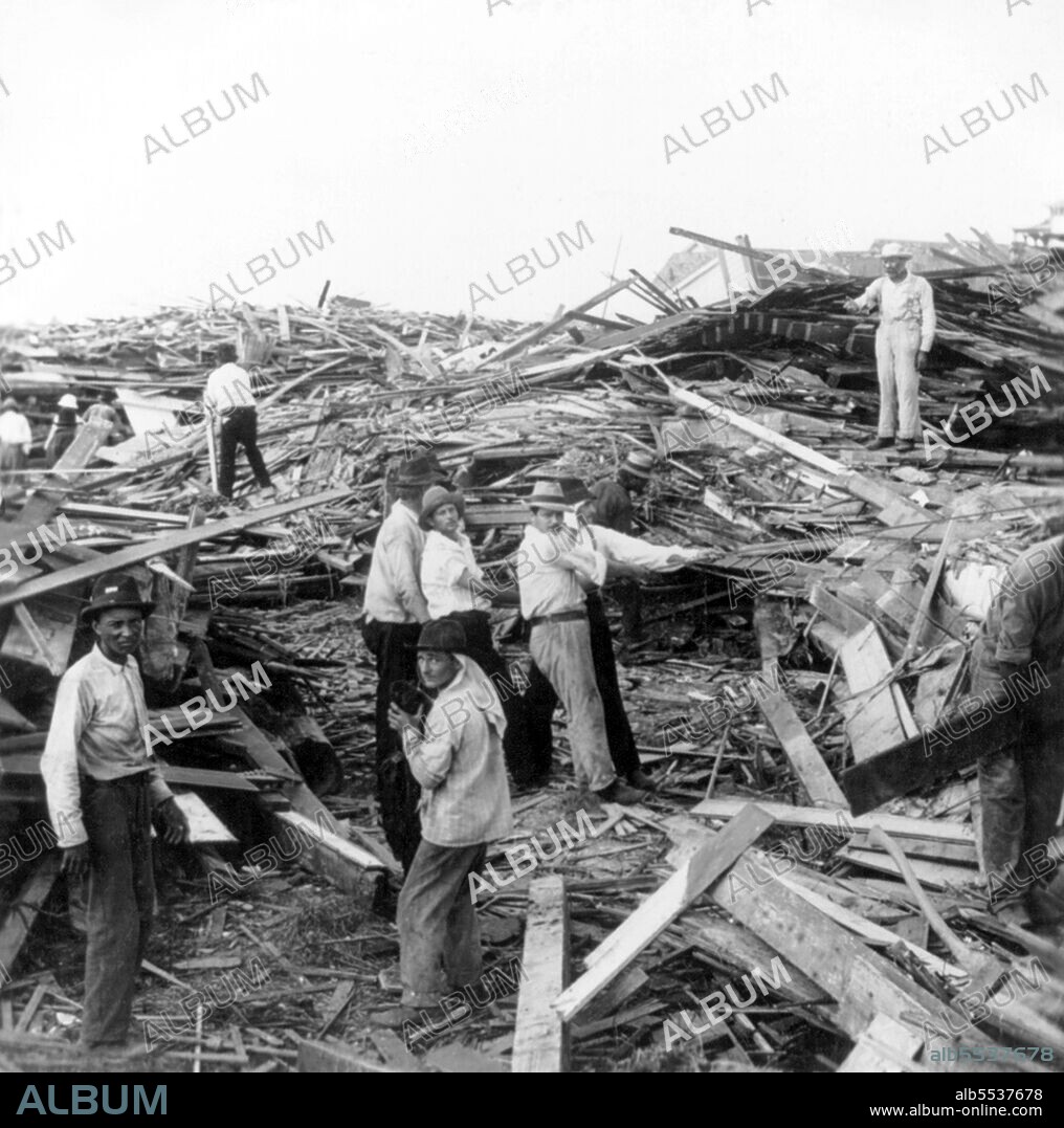The Hurricane of 1900 made landfall on September 8, 1900, in the city of Galveston, Texas, in the United States. It had estimated winds of 145 miles per hour (233 km/h) at landfall, making it a Category 4 storm on the Saffir–Simpson Hurricane Scale. It was the deadliest hurricane in US history. The hurricane caused great loss of life with the estimated death toll between 6,000 and 12,000 individuals; the number most cited in official reports is 8,000, giving the storm the third-highest number of deaths or injuries of any Atlantic hurricane, after the Great Hurricane of 1780 and 1998's Hurricane Mitch. The Galveston Hurricane of 1900 is the deadliest natural disaster ever to strike the United States. The hurricane occurred before the practice of assigning official code names to tropical storms was instituted, and thus it is commonly referred to under a variety of descriptive names. Typical names for the storm include the Galveston Hurricane of 1900, the Great Galveston Hurricane, and, especially in older documents, the Galveston Flood. It is often referred to by Galveston locals as The Great Storm or The 1900 Storm.