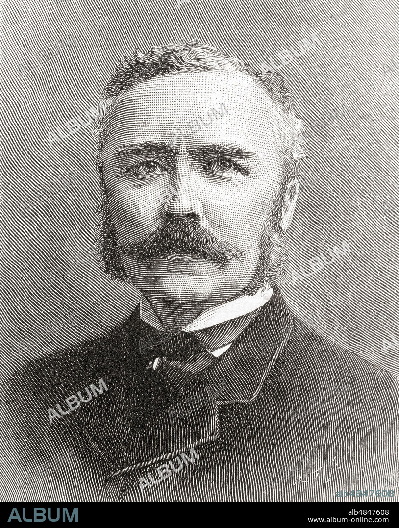 Sir Henry Campbell-Bannerman, 1836 â€“ 1908.  British statesman of the Liberal Party and Prime Minister of the United Kingdom.  From The Strand Magazine, published January to June, 1894.