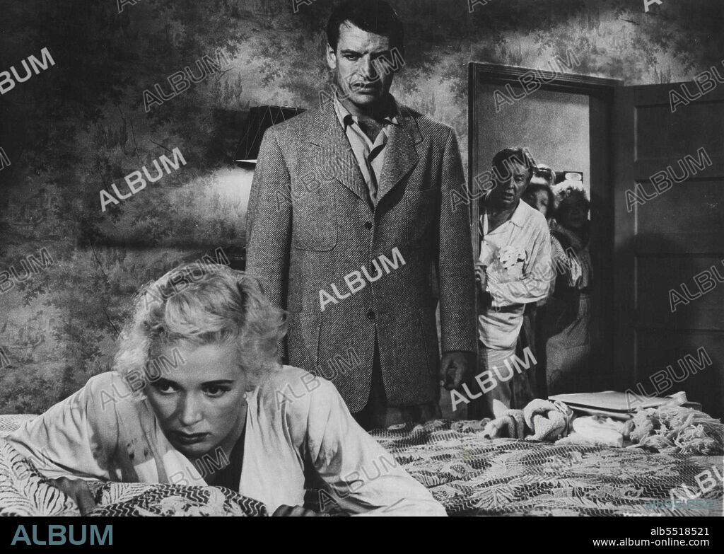 "Wicked Woman" starring Beverly Michaels and Richard Egan Produced by Clarence Greene. Directed by Russell Rouse.An Edward Small Presentation. Released thru United Artists. January 1, 1953.