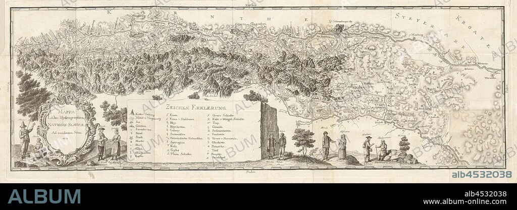 Litho-Hydrographica map ..., Hydrological Map of the Slavic States from the 18th century, signed: signed by Lieber zu Leibach A ° 1782, I. Adam Sc, Fig. 1, p. 184, Lieber (del.); Adam, I. (sculp.), 1778, Balthasar Hacquet, Johann Gottlob Immanuel: Oryctographia carniolica oder physikalische Erdbeschreibung des Herzogthums Krain, Istrien, und zum Theil der benachbarten Länder. Dritter Theil. Leipzig: bey Johann Gottlob Immanuel Breitkopf, 1778-1789.