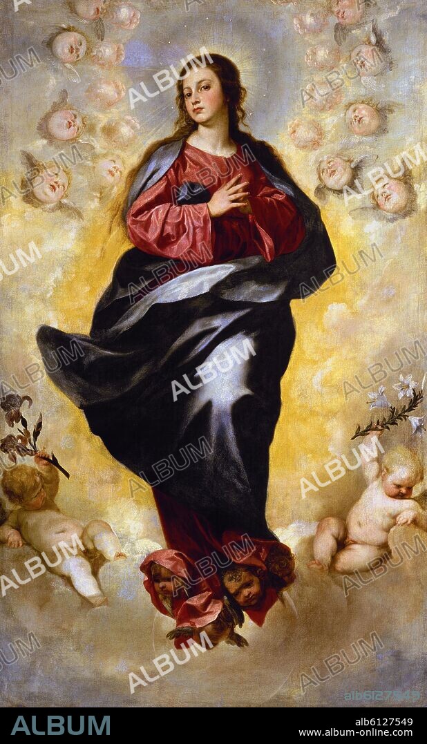 ALONSO CANO. 'Immaculate Conception', 1649, Oil on canvas, 182,5 x 112 cm.
