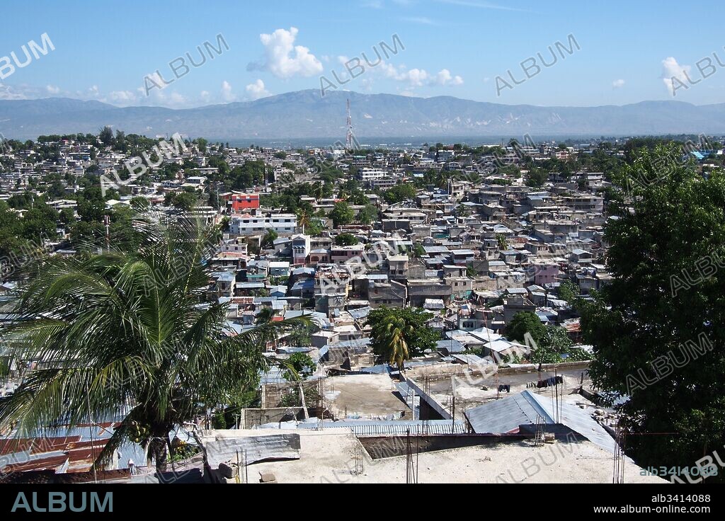 Port-au-Prince, capital city of Haiti.