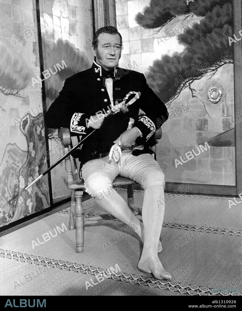 JOHN WAYNE dans THE BARBARIAN AND THE GEISHA, 1958, réalisé par JOHN HUSTON. Copyright 20TH CENTURY FOX.