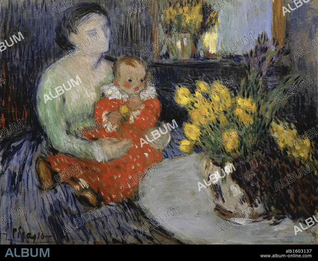 Mother and Child by Pablo Picasso, 1904, 1881-1973, Private Collection.