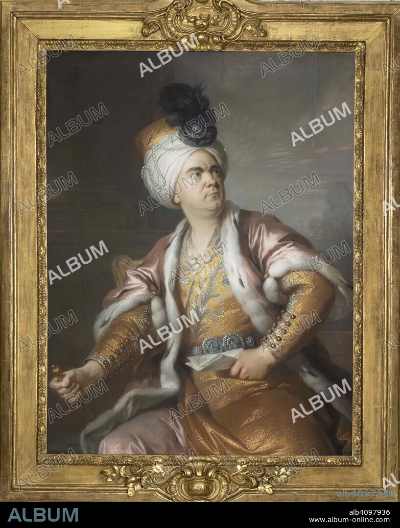 SIMON BERNARD LENOIR. The actor Lekain (1729-1778) as Orosmane in the tragedy "Zaïre" of Voltaire.