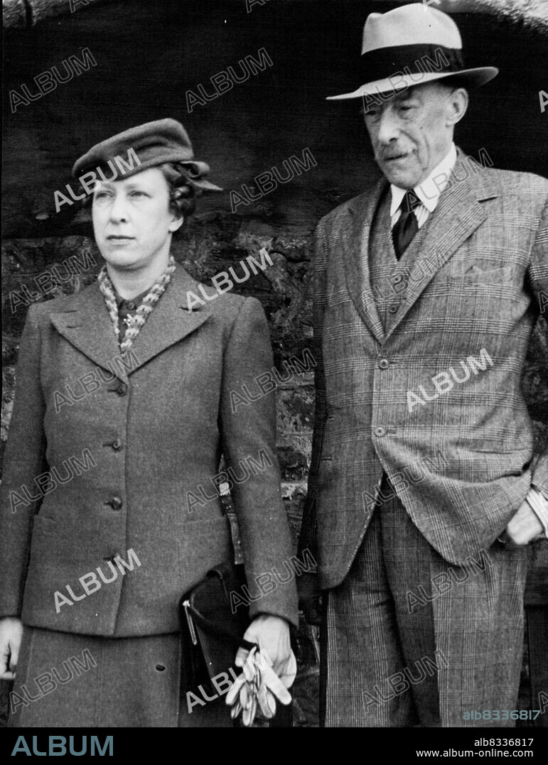 Lord Harewood Ill -- The Princess Royal and the Earl of Harewood pictured on the occasion of their silver wedding last February. The 64-year-old Earl of Harewood is to-day (Friday) reported to be suffering from cardiac complications and bronchial asthma following a severe chill. The Earl is a brother-in-law of the King through his marriage with the Princess Royal. May 23, 1947.