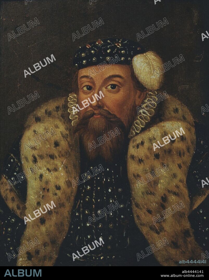 King Erik XIV, Erik XIV, 1533-1577, King of Sweden, painting, portrait, Eric XIV of Sweden, Oil on panel, Height, 19 cm (7.4 inches), Width, 15 cm, (5.9 inches).