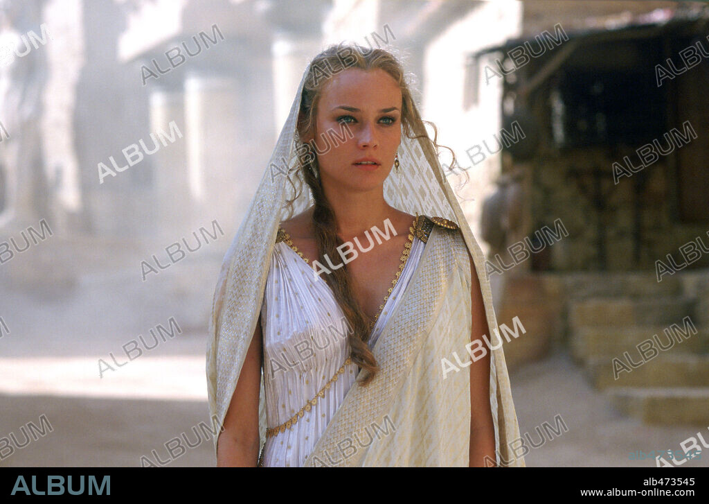 DIANE KRUGER en TROYA, 2004 (TROY), dirigida por WOLFGANG PETERSEN. Copyright WARNER BROS.