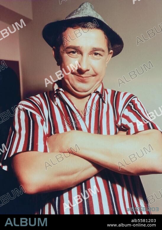 Gruner, Wolfgang Kabarettist, Schauspieler. 20.9.1926 Rathenow - 17.3.2002 Berlin. Porträtaufnahme, 1970.