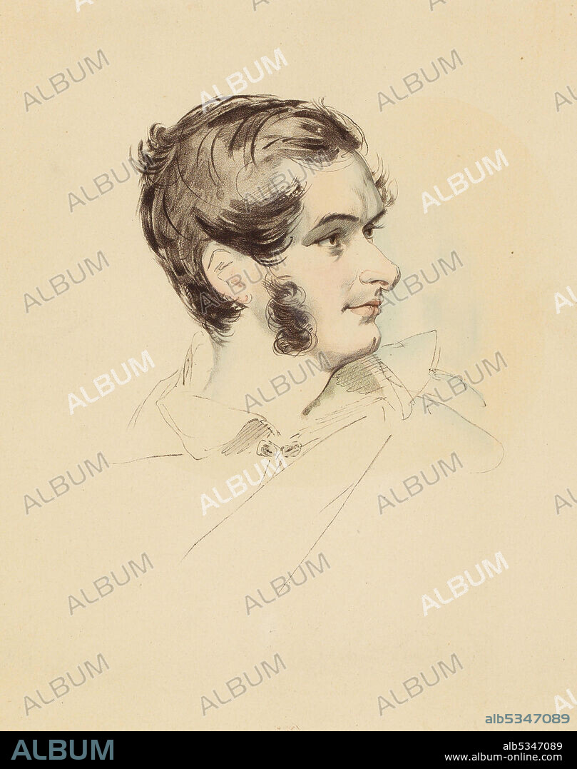 SIMON-JACQUES ROCHARD. Portrait of the writer Prosper Mérimée (1803-1870).