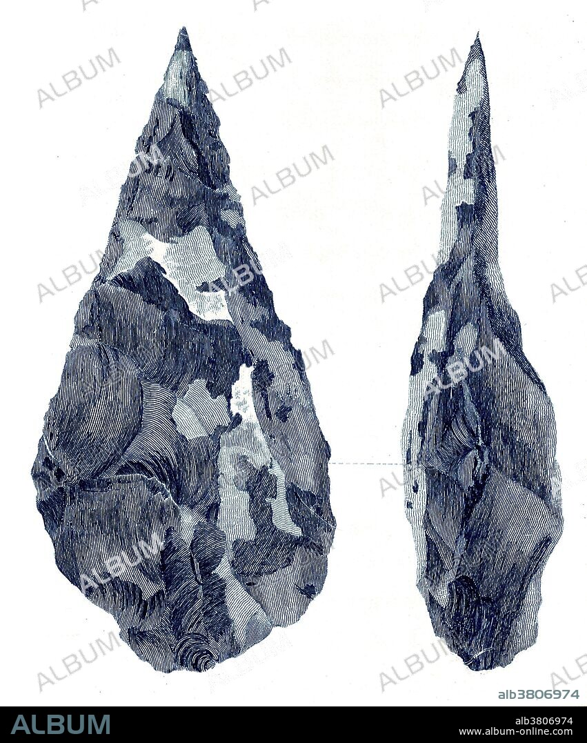Stone Age Hand-Axes from Hoxne, Suffolk