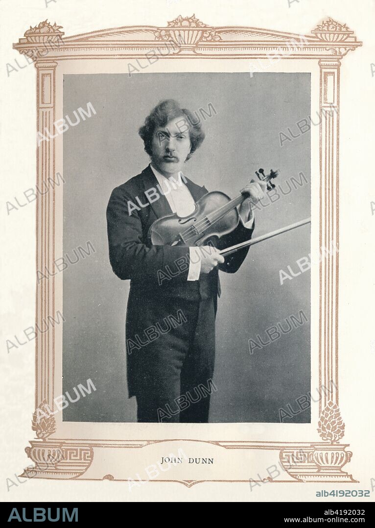 'John Dunn', 1895. From "The Musical Educator Vol. 4" edited by John Greig, M.A., Mus. Doc. [Caxton Publishing Company, Limited, London, 1895].