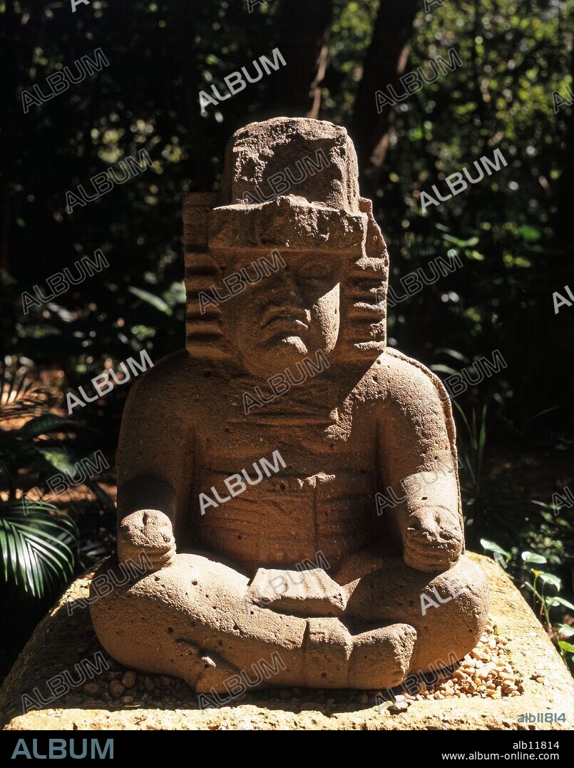 Mexico.Tabasco.Parque Museo La Venta.Cultura Olmeca.El Gobernante.