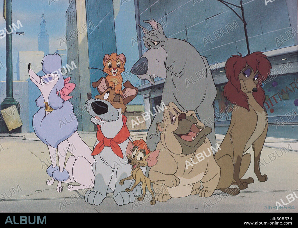 OLIVER & COMPANY, 1988, directed by GEORGE SCRIBNER. Copyright WALT DISNEY PICTURES.