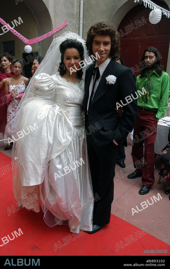OSCAR JAENADA y VERONICA SANCHEZ en CAMARON, 2005, dirigida por JAIME CHAVARRI. Copyright FILMANOVA.