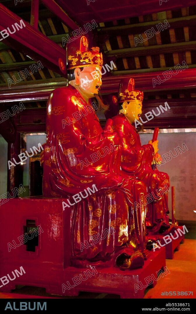 Mencius (Chinese: ??; pinyin: Mèng Zi; Zhuyin Fuhao: ??` ??; most accepted dates: 372 – 289 BCE; other possible dates: 385 – 303/302 BCE) was a Chinese philosopher who is the most famous Confucian after Confucius himself. The Temple of Literature or Van Mieu is one of Vietnam’s foremost cultural treasures. Founded in 1070 by King Ly Thanh Tong of the Early Ly Dynasty, the temple was originally dedicated both to Confucius and to Chu Cong, a member of the Chinese royal family credited with originating many of the teachings that Confucius developed five hundred years later. The site was selected by Ly Dynasty geomancers to stand in harmony with the Taoist Bich Cau temple and the Buddhist One Pillar Pagoda, representing the three major fonts of Vietnamese tradition. Six years later, in 1076, the Quoc Tu Giam, or ‘School for the Sons of the Nation’, was established at the same location when King Ly Nhan Tong (1072-1127) established Vietnam’s first university. The tradition of Confucian education flourished at the Temple of Literature, with the custom of offering a cloak to successful candidates beginning in 1374, whilst in 1484 the first stele bearing the names of doctoral graduates was erected.