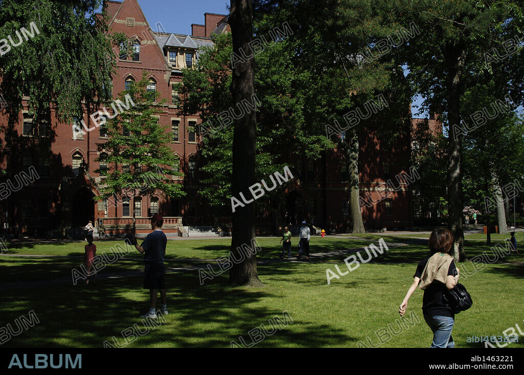 UNIVERSIDAD DE HARVARD. Vista parcial del campus. Alrededores de Boston. Estado de Massachusetts. Estados Unidos.