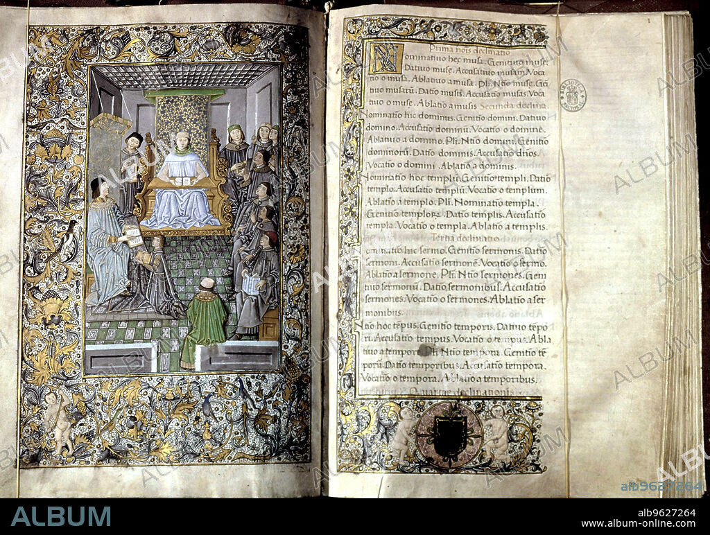 Latin Grammar' by Elio Antonio Nebrija (1441-1522), 1492 Edition.