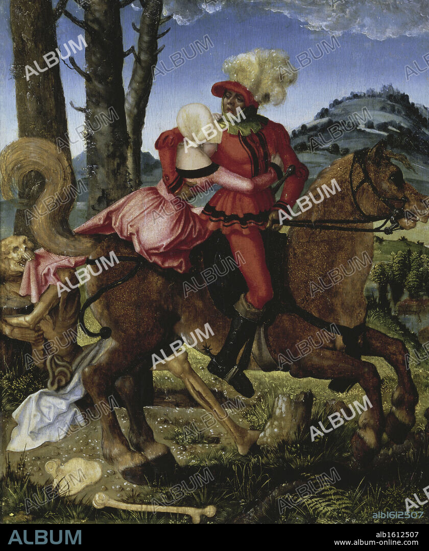The Knight, the Young Girl and Death   Early 16th C.  Hans Baldung Grien (1484/85-1545/German )  Musee du Louvre, Paris.