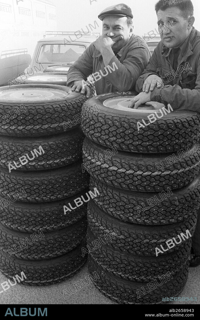 Rally tyres with Pirelli mechanics.