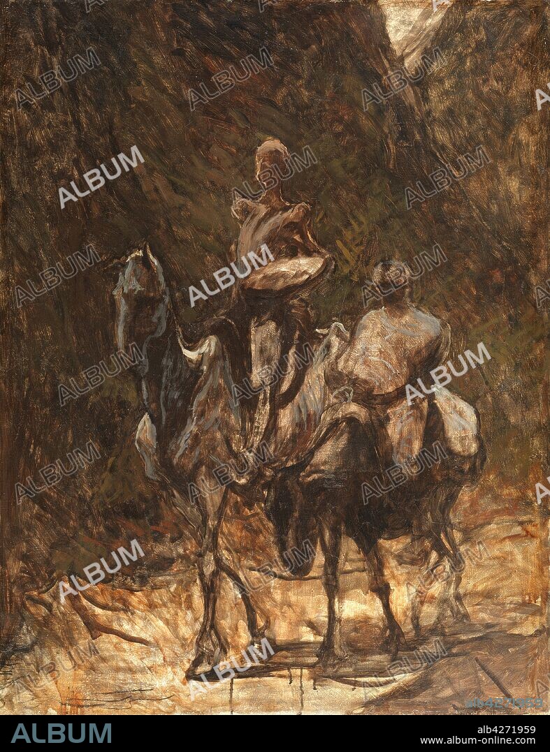 HONORE DAUMIER. Don Quixote and Sancho Panza.
