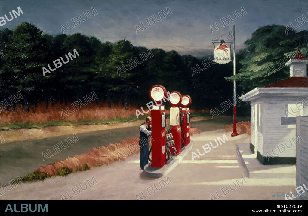 Gas by Edward Hopper, 1882-1967, USA, New York City, Museum of Modern Art.