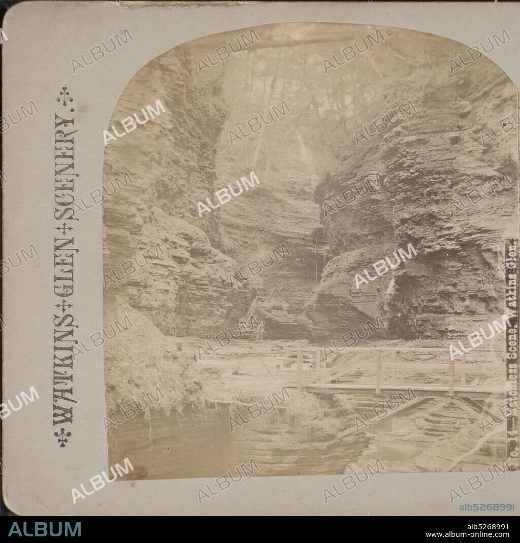 Matchless scene, Watkins Glen., Shay, G. B., New York (State), Watkins Glen (N.Y.).