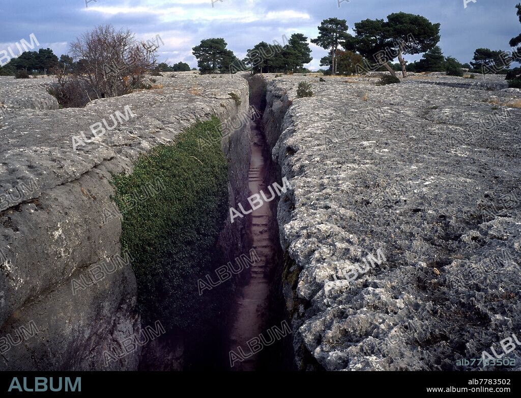 EL MAR DE PIEDRA - ROCAS EROSIONADAS DEL PARQUE NATURAL CIUDAD ENCANTADA.