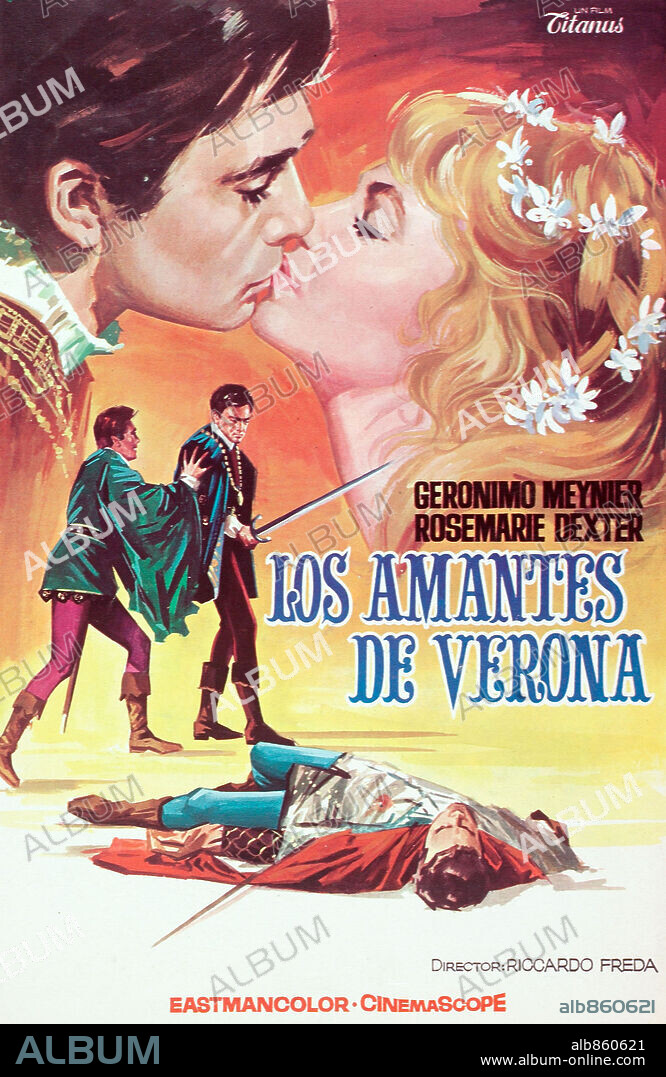 Poster of ROMEO AND JULIET, 1964 (GIULIETTA E ROMEO), directed by RICCARDO FREDA. Copyright HISPAMEX FILMS.
