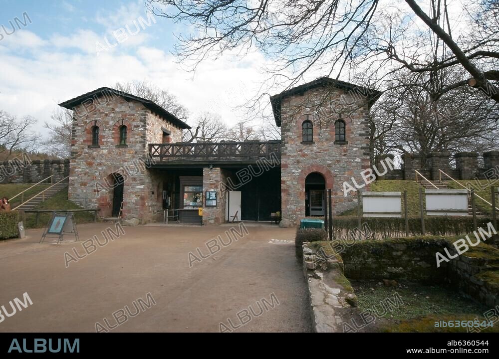 Saalburg, römisches Kastell, in Bad Homburg vor der Höhe, Hessen, Deutschland.