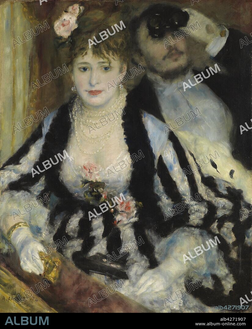 PIERRE-AUGUSTE RENOIR. La Loge (The Theatre Box).