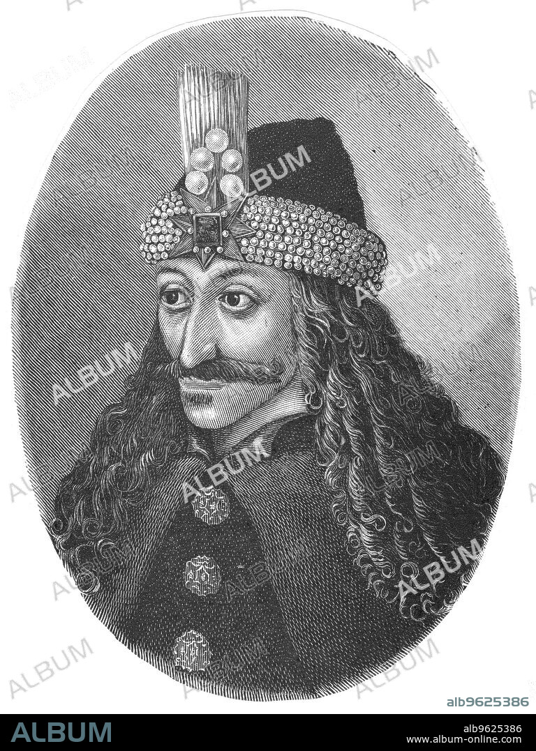 Vlad Tepes (Vlad III, The Impaler), Ruler of Wallachia 1456-1462 and 1476-1477. Vlad was apparently the source of the legend of Dracula of Translyvania as he was a member of the Order of the Dragon (dracul).