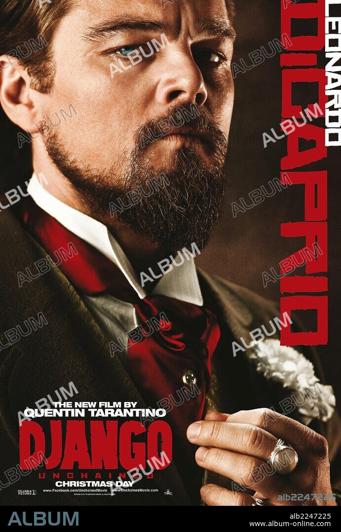 Poster of DJANGO UNCHAINED, 2012, directed by QUENTIN TARANTINO. Copyright COLUMBIA PICTURES.