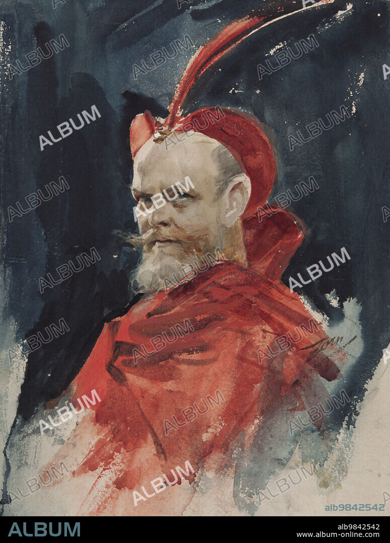 ANDERS LEONARD ZORN. Mephisto (Consul Dahlander), 1884.