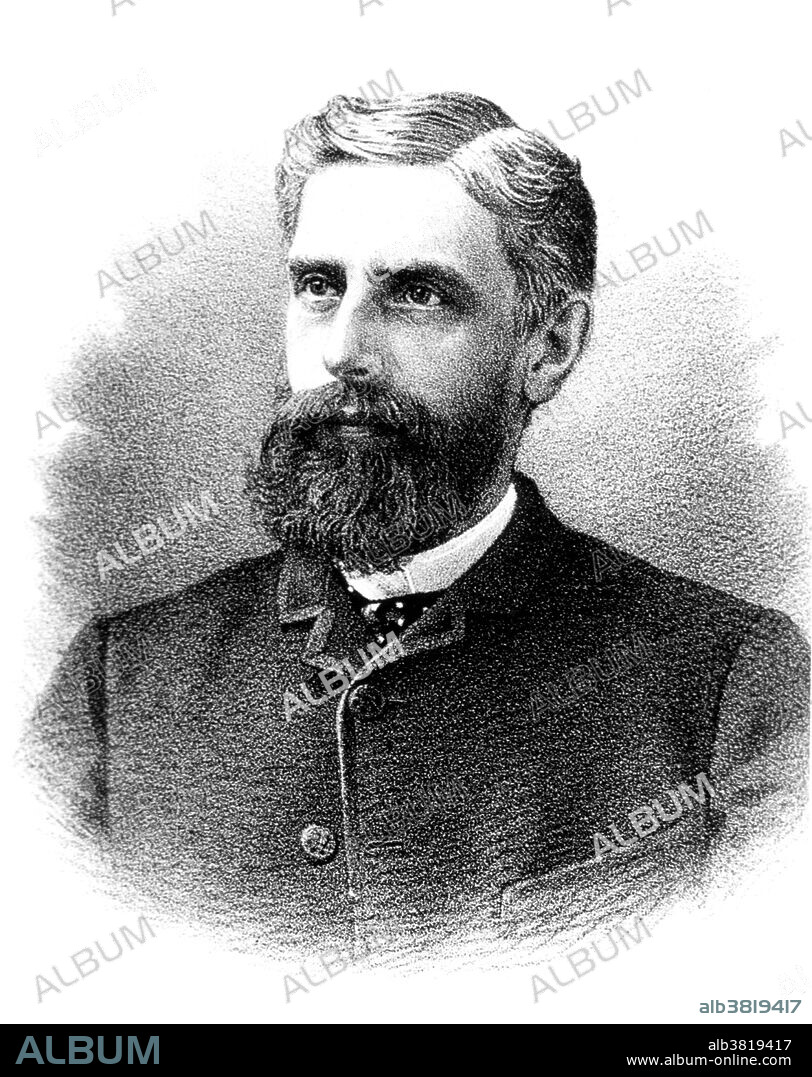 Daniel Elmer Salmon (1850-1914) was a veterinary surgeon. He worked for the State of New York, studying diseases in swine and for the United States Department of Agriculture studying animal diseases in the southern states. In 1883 he was asked to establish a veterinary division within the Department of Agriculture. It became the Bureau of Animal Industry and he served as its chief from 1884 to 1905. Under his leadership, the Bureau eradicated contagious pleural-pneumonia of cattle in the United States, studied and controlled Texas fever (Babesia), put in place the federal meat inspection program, began inspecting exported livestock and the ships carrying them, began inspecting and quarantining imported livestock, and studied the effect of animal diseases on public health. He gave his name to the Salmonella genus of bacteria, which were discovered by his research assistant, Theobald Smith in 1885 and named in his honor. He died of pneumonia in 1914 at the age of 64.