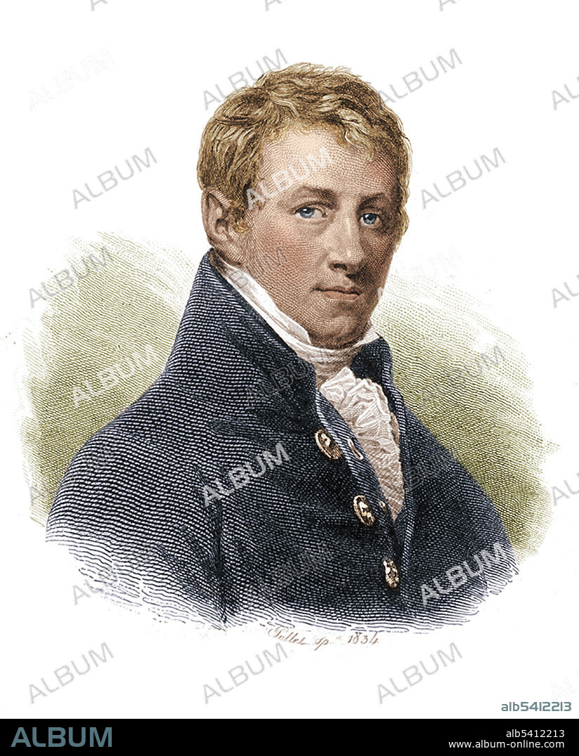 Humphry Davy (December 17, 1778 - May 29, 1829) was a Cornish chemist and inventor, who is best remembered today for isolating, using electricity, a series of elements for the first time: potassium, sodium, calcium, strontium, barium, magnesium and boron, as well as discovering the elemental nature of chlorine and iodine. In 1799, he experimented with nitrous oxide and was astonished at how it made him laugh, so he nicknamed it 'laughing gas' and wrote about its potential anesthetic properties. He also invented the Davy lamp and a very early form of arc lamp. He joked that his assistant Michael Faraday was his greatest discovery.