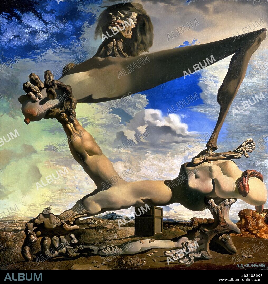 SALVADOR DALÍ. Presentimiento de la Guerra Civil, construcción blanda con judías/ 1936.