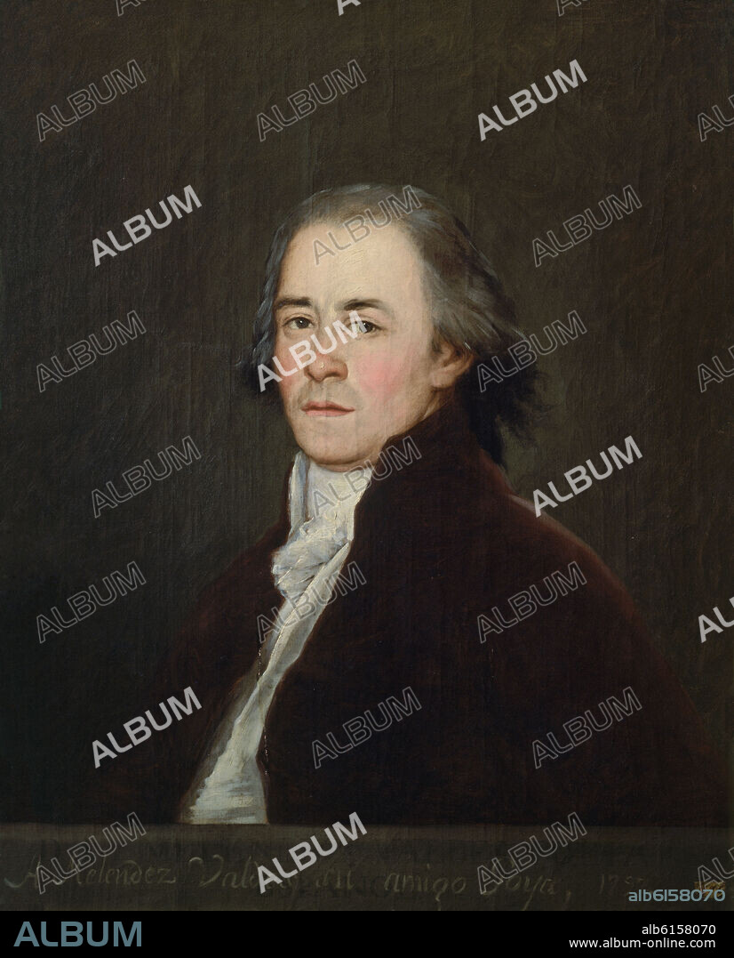 FRANCISCO DE GOYA. Juan Antonio Melendez Valdes - 1757 - oil on canvas.