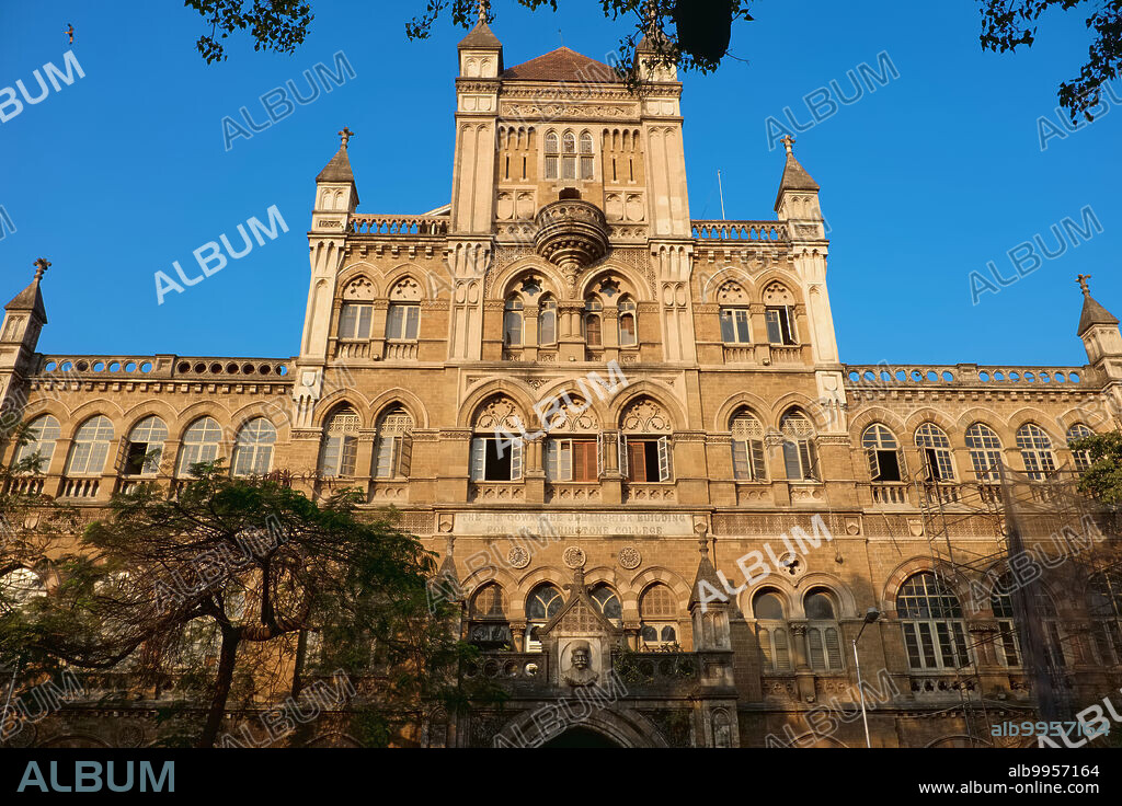 India: The Cowasjee Jehanghier Building (Cowasji Jehangir Building), Elphinstone College in Fort area, Mumbai. Sir Cowasji Jehangir Readymoney (24 May 1812 Äì 19 July 1878) was a Parsi community leader, philanthropist and industrialist.