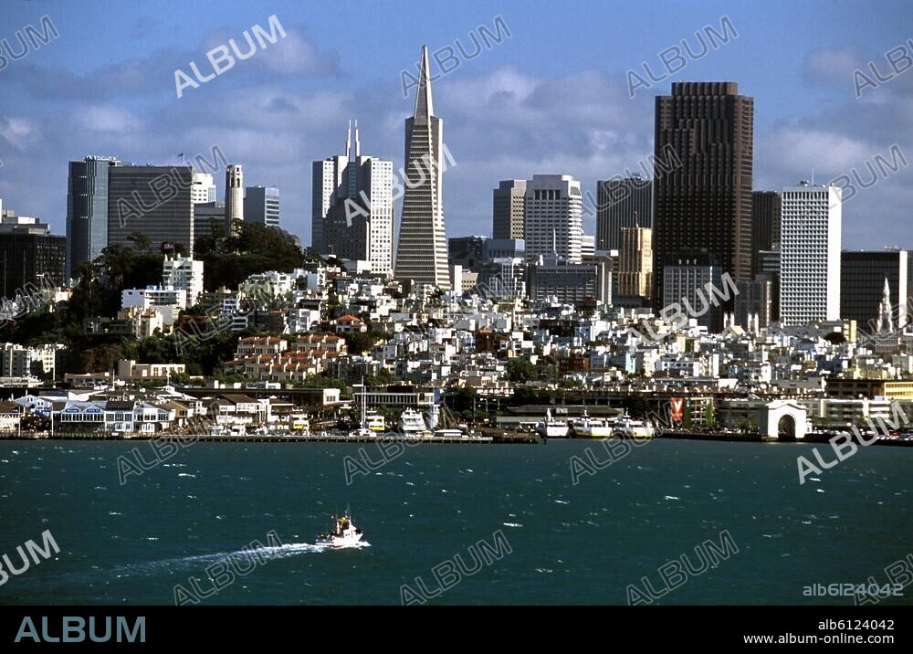 San Francisco (Kalifornien, USA).-Blick auf die Innenstadt.-Foto, 2006.