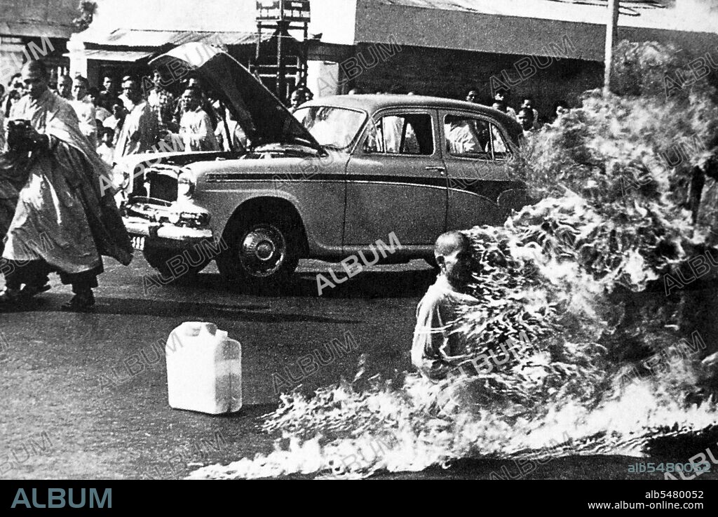 Buddhist monks, especially from Hue in Central Vietnam, but also from other locations including Saigon, practiced self-immolation to protest the division of Vietnam into north and south, the authoritarian nature of consecutive South Vietnamese regimes, and South Vietnamese involvement with the United States of America.