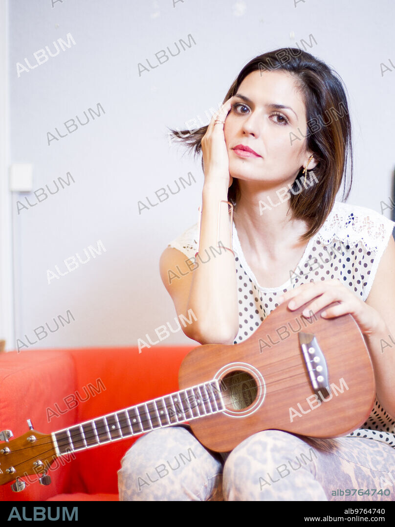 Madrid, 09/10/2015. Interview with María Reyes, singer and miss Spain 1995. Photo: Ignacio Gil Archdc.